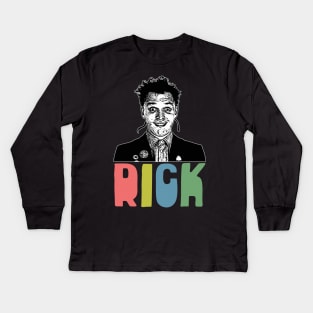 Rik Mayall / Rick The Young Ones FanArt Kids Long Sleeve T-Shirt